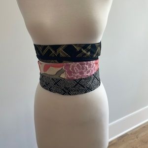 Sarah Bibb belts (3), tie up, originally 40$ each, will sell all 3 for 40$
